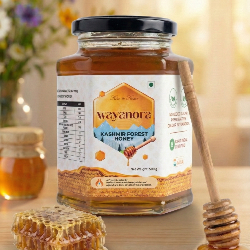Kashmir Forest Honey – Pure Honey from Himalayan Forests