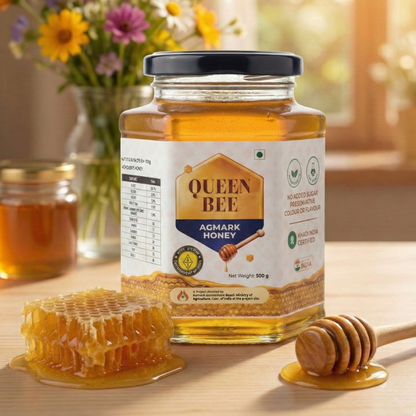 Queen Bee AGMARK Honey – Premium Grade Certified Honey